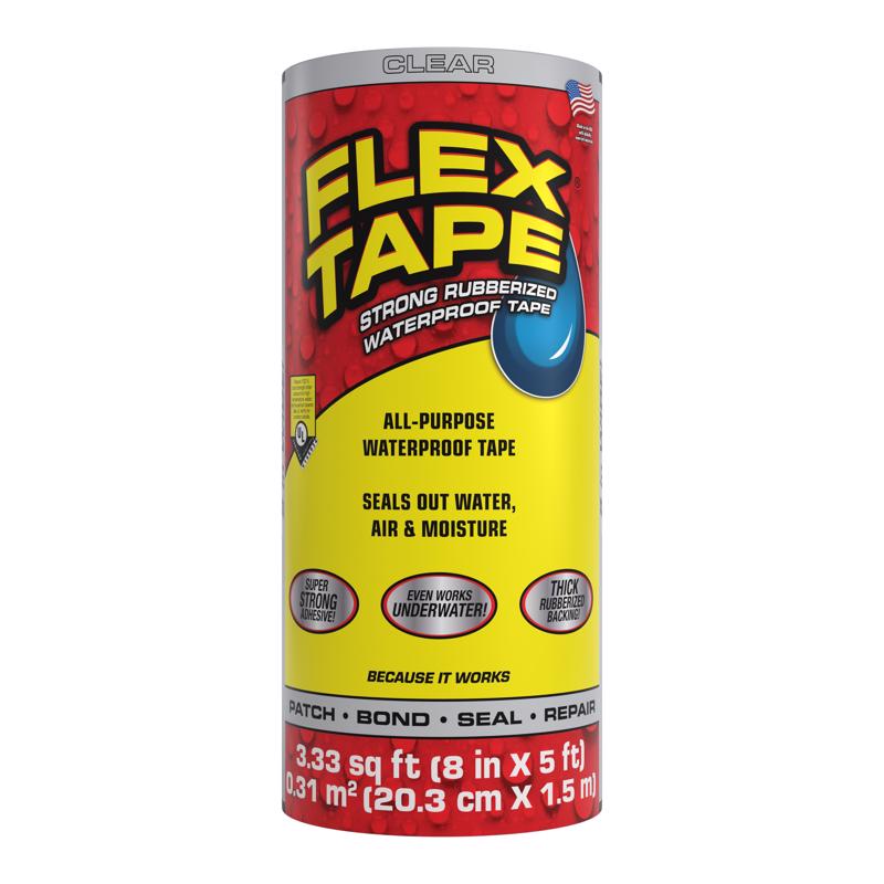 FLEX TAPE CLEAR 8"X5'