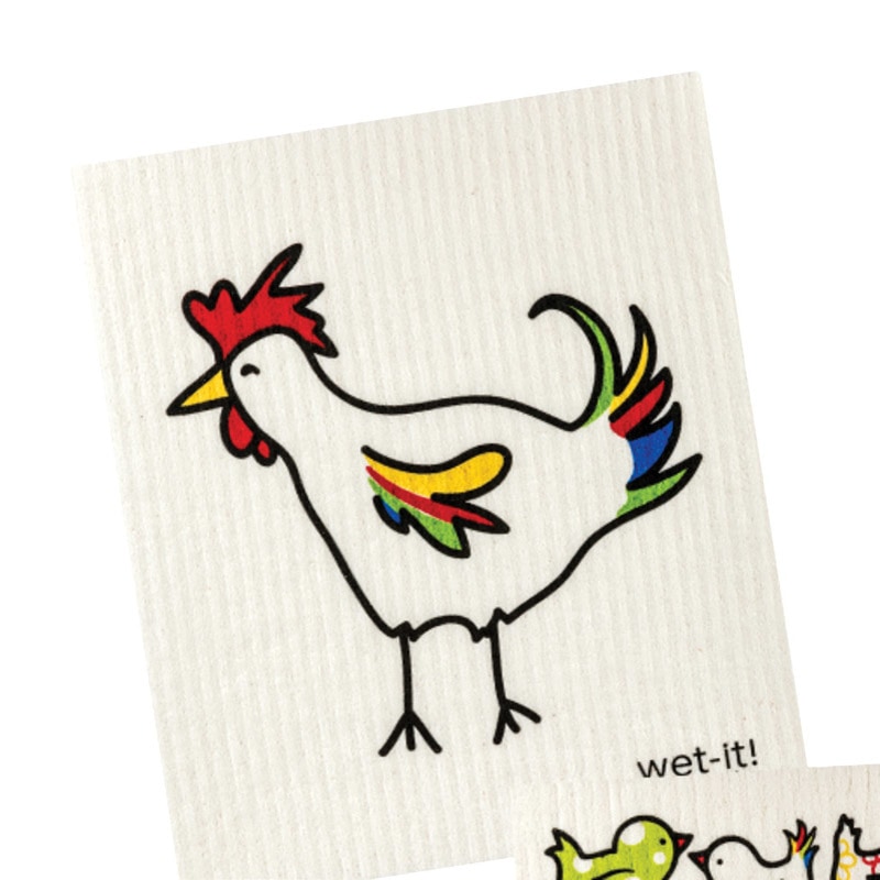 GRMT DISHCLOTH ROOSTER