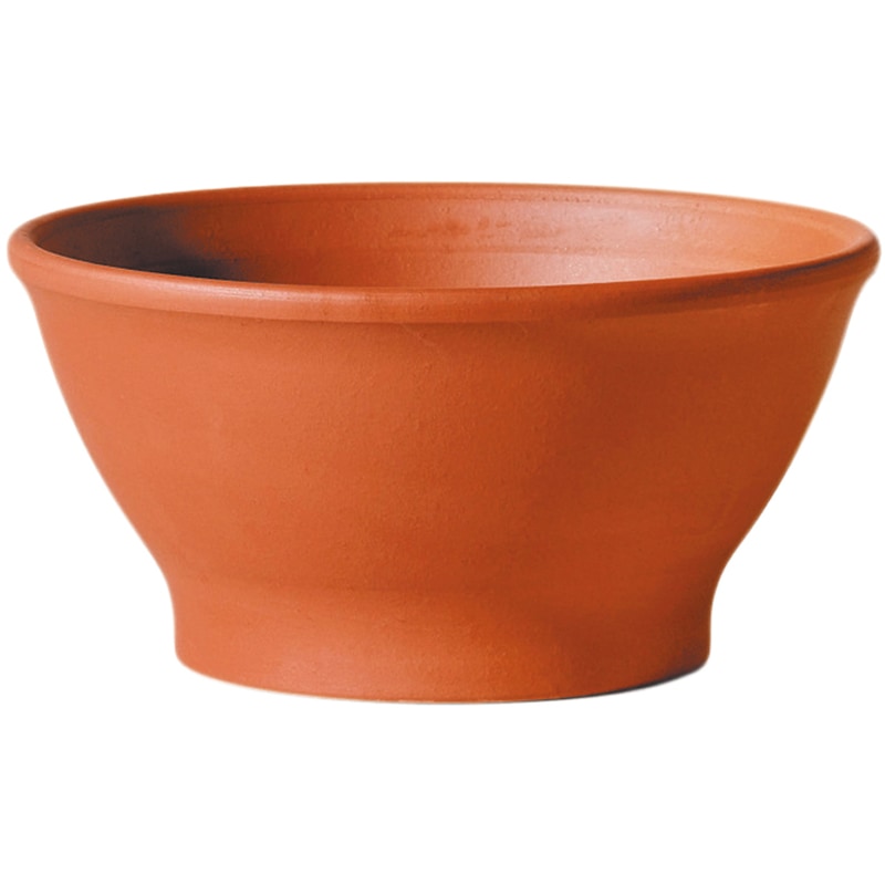 RED CLAY SMOOTH BOWL 10"