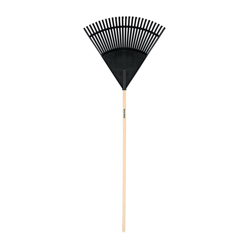 LEAF RAKE WD HNDL 24"W