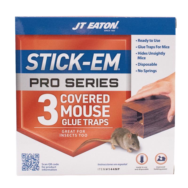 GLUE TRAP MICE CVRD 3PK