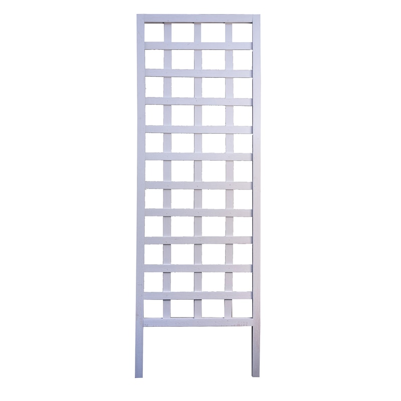 TRELLIS SQURS WHT 72"H
