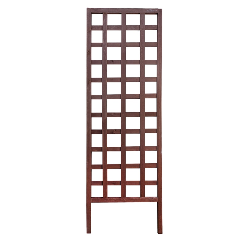 TRELLIS SQURS BRWN 72"H