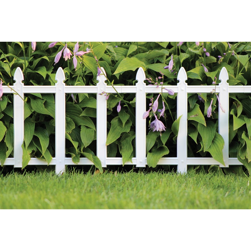 COTTAGE FENCE WHT 12X13"