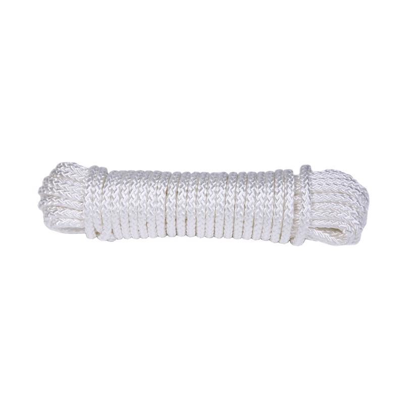 ROPE NYLON WHT #6 50'