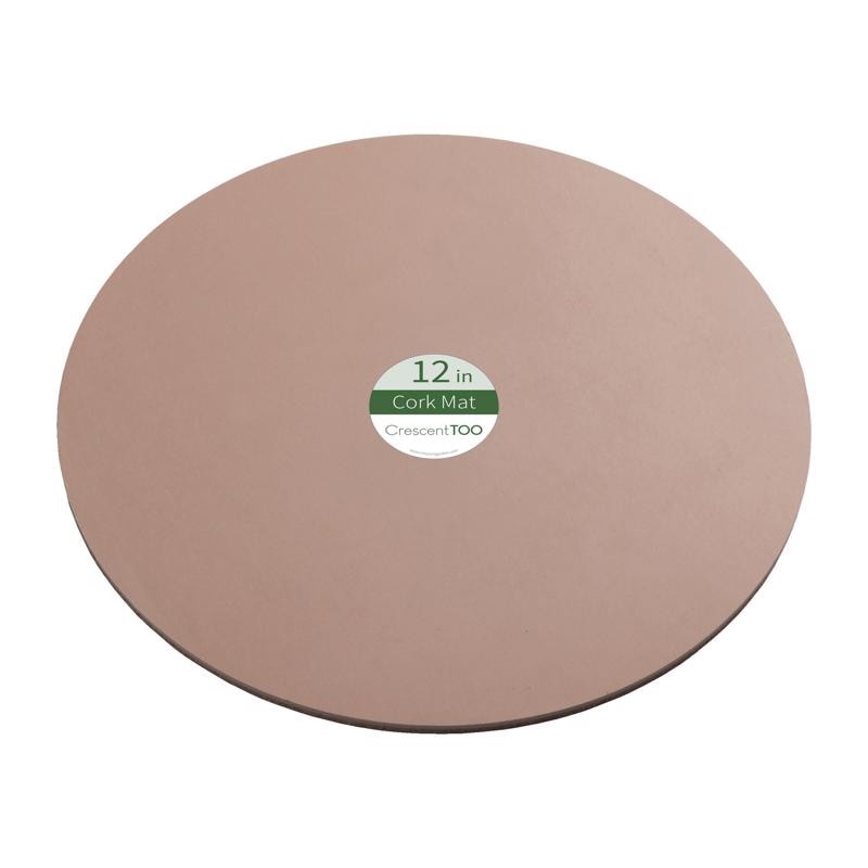 PLANTR MAT CORK NTRL 12"