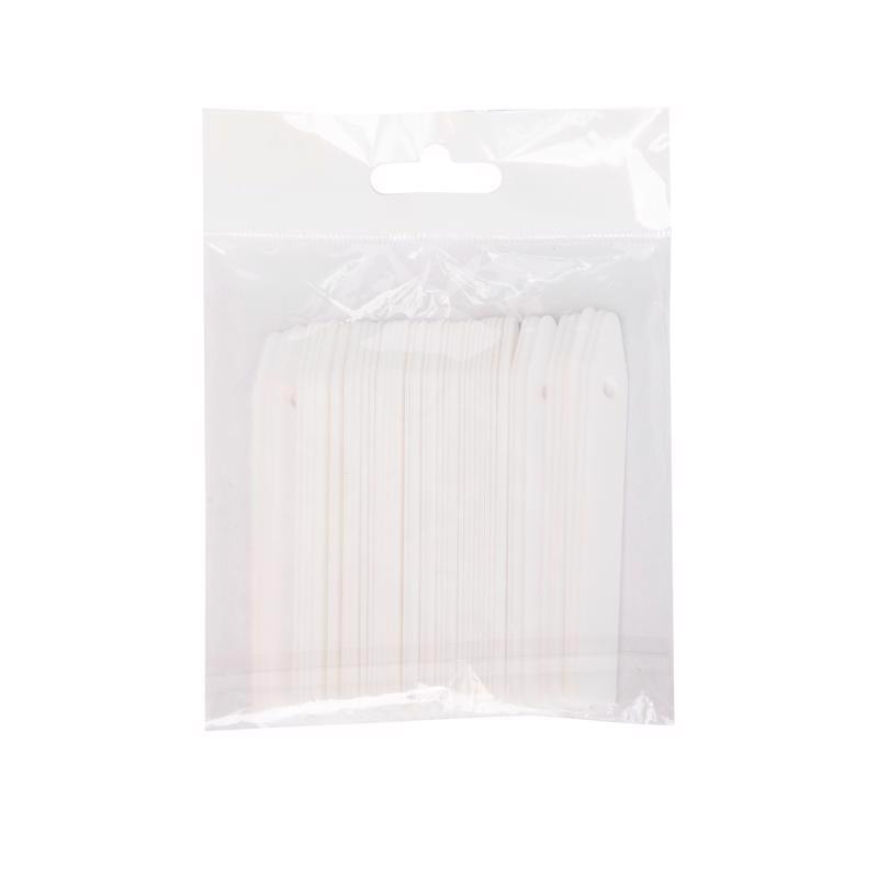PLANT LABEL PLSTC WHT 4"