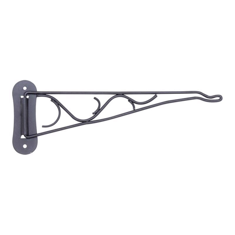 PLANT HOOK SWVL BLK 10"
