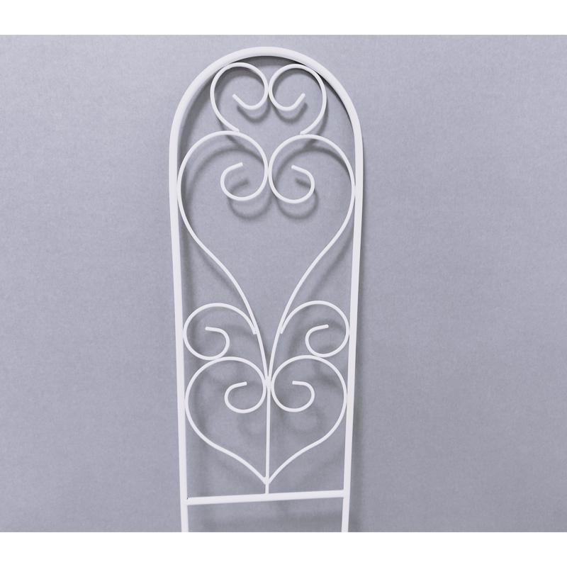 TRELLIS ARCH STL WHT 24"