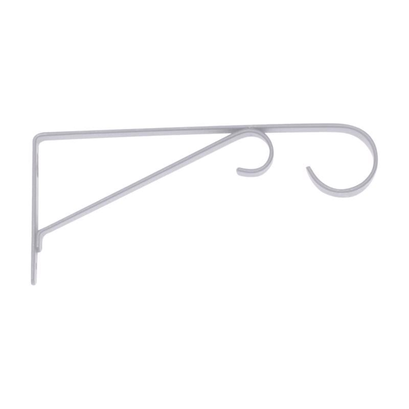 PLANT HOOK STL WHT 9"