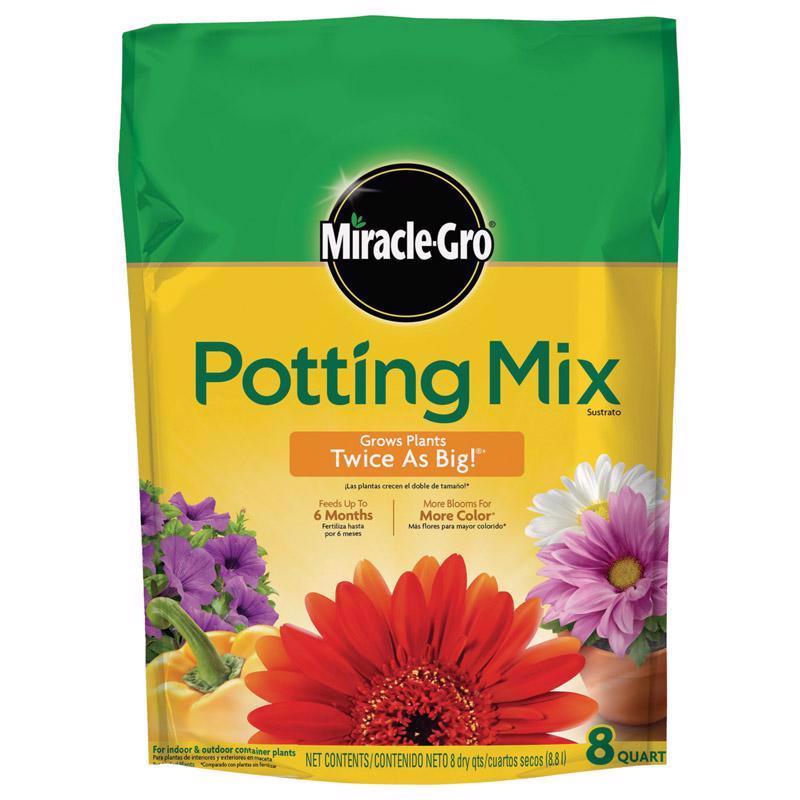 POTTING MIX W/FERT 8QT