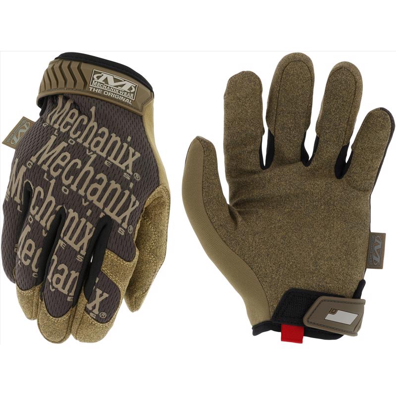 WRK GLOVE SYN/TPR BRN M
