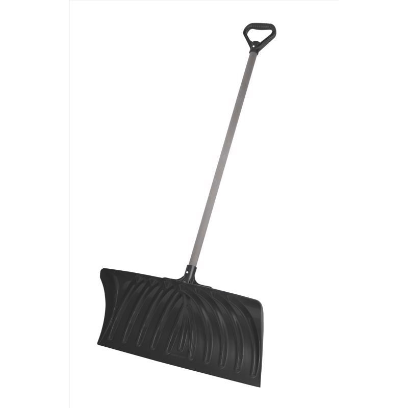 SNOW PUSHER POLY BLK 27"