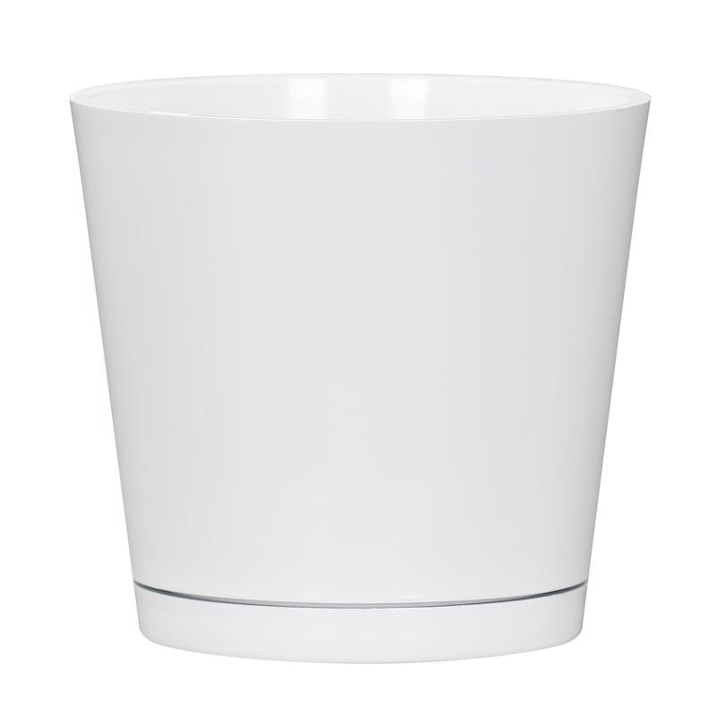 PLANTER RESIN WHT 5.7X6"