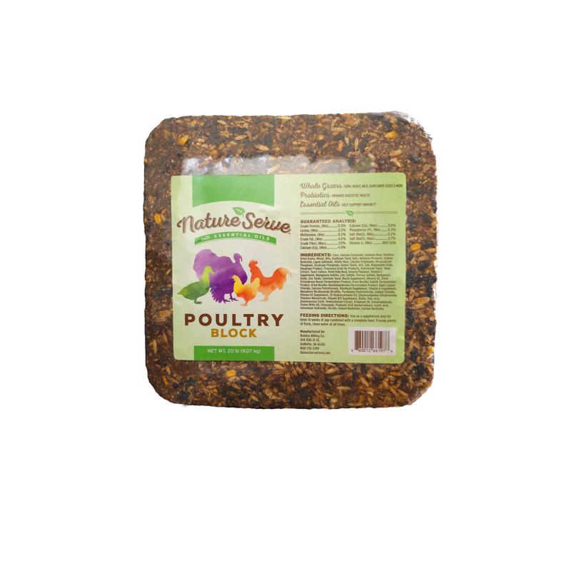 FEED BLCK PLTRY 20#