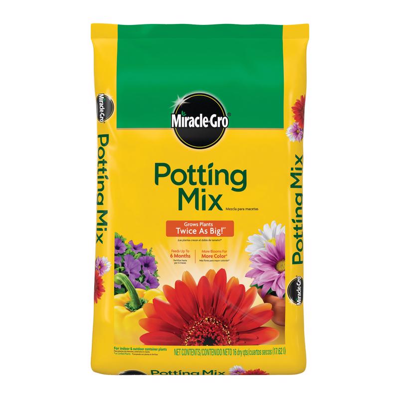 POTTING MIX W/FERT 16QT