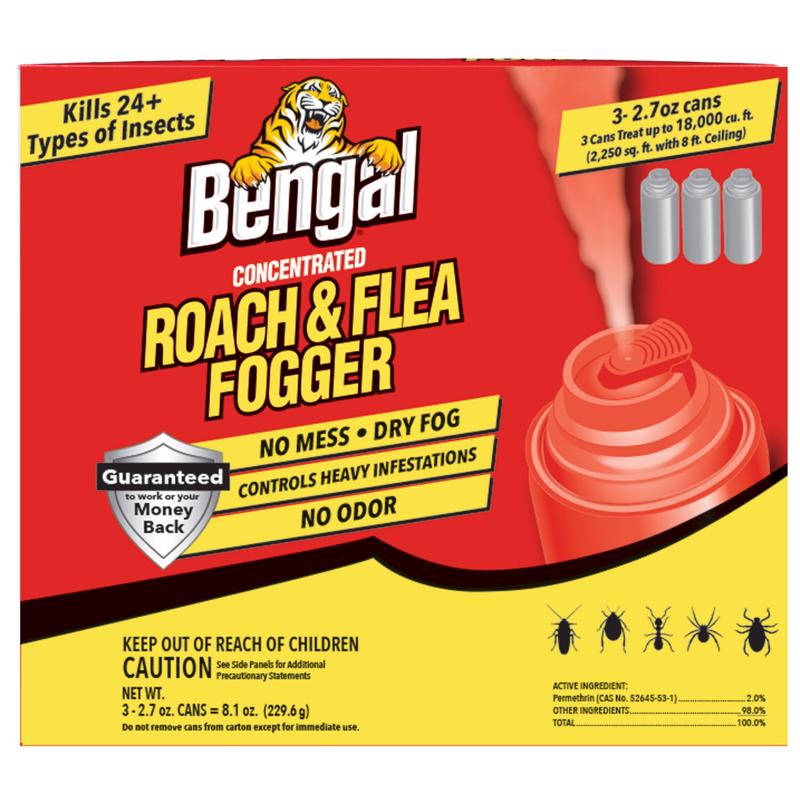 ROACH & FLEA FOGGER 3PK