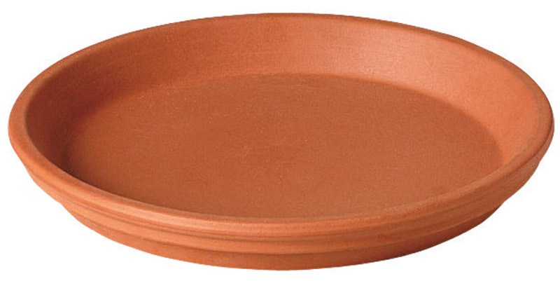 RED CLAY SAUCER 14.1"