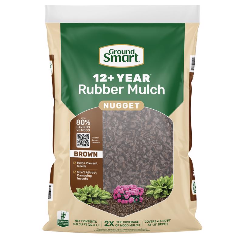 RUBBER NUGGETS-BROWN