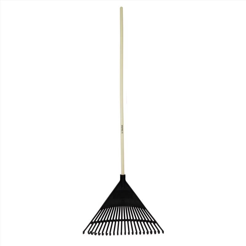RAKE POLY LEAF 22" WOOD