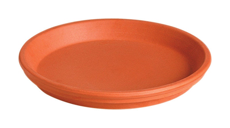 RED CLAY SAUCER 8.3"