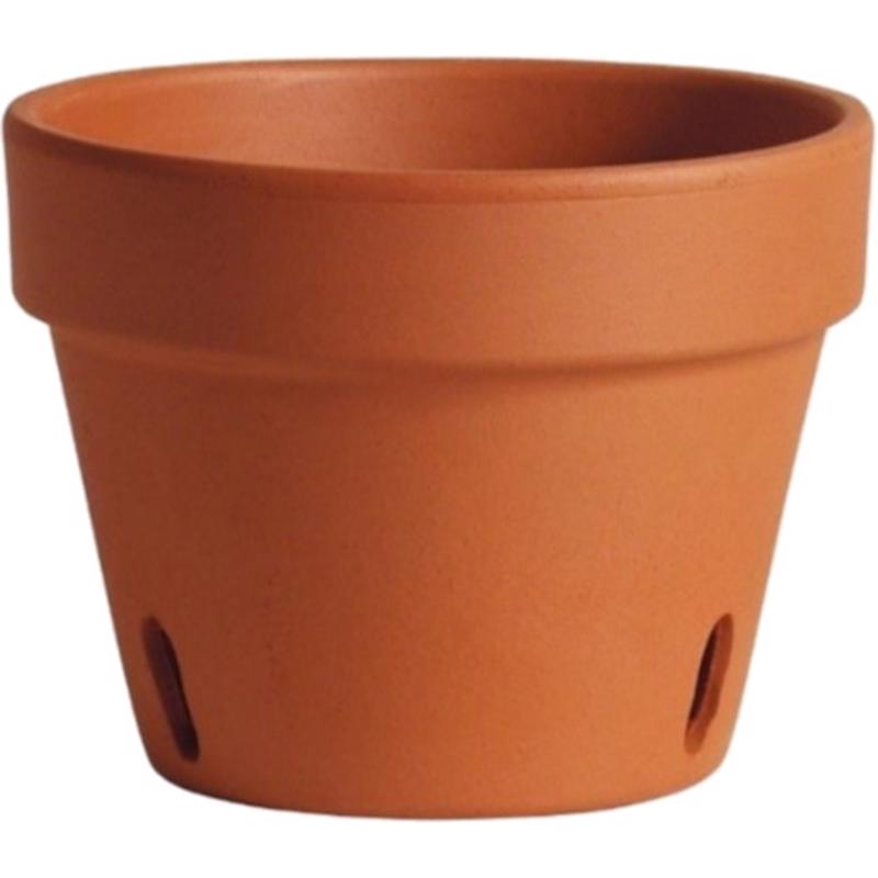 RED CLAY ORCHID POT 5.1"