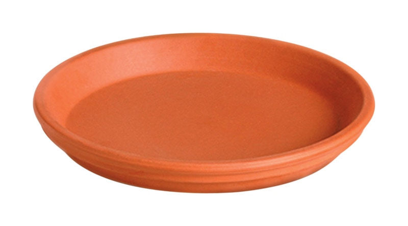 RED CLAY SAUCER 7.5"