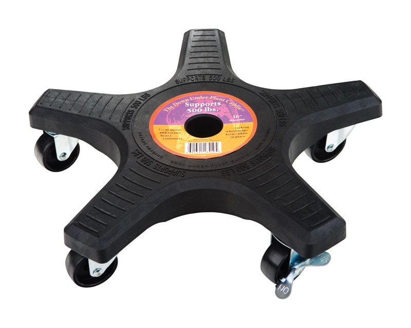 PLANT CADDY 16" BLACK