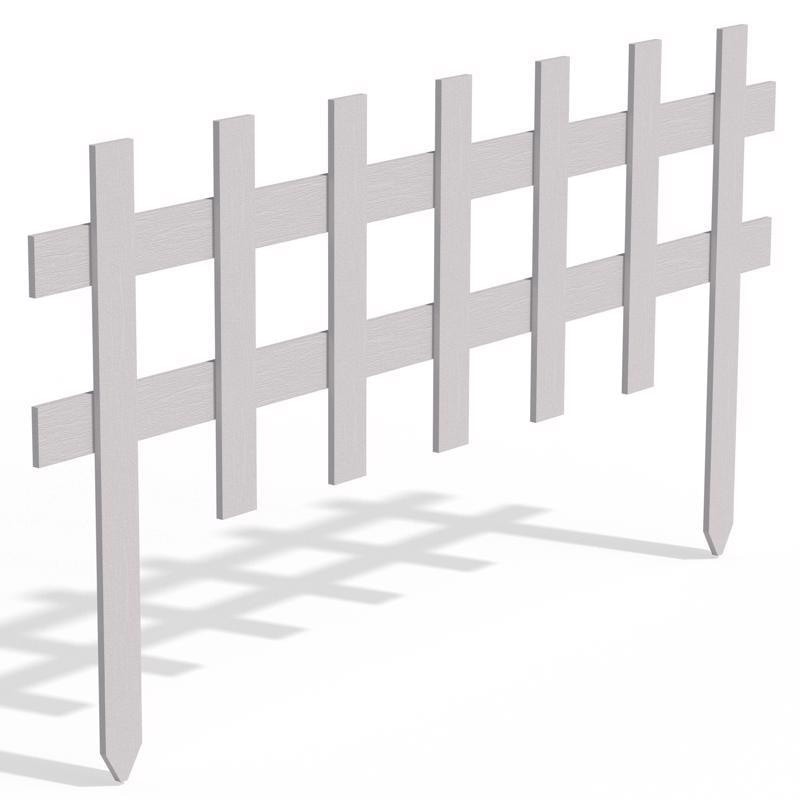 FENCE PICKET 18"X3' WHT