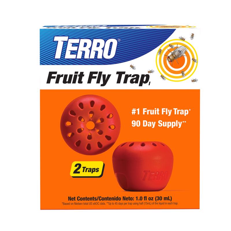 TERRO FRUIT FLY TRAP 2PK