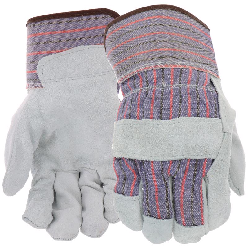 WORK GLOVES SPLIT LTHR L