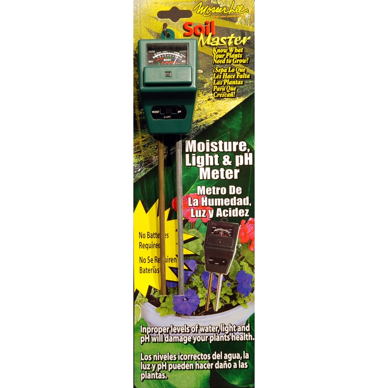 MOISTURE/LIGHT/PH METER