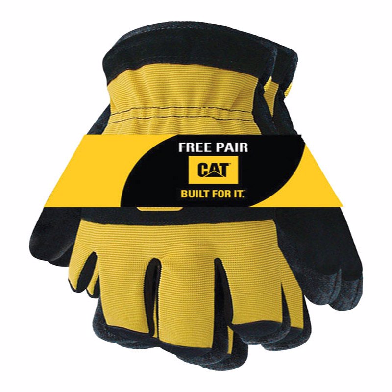 SPLIT LTHR GLOVE LG 2PK