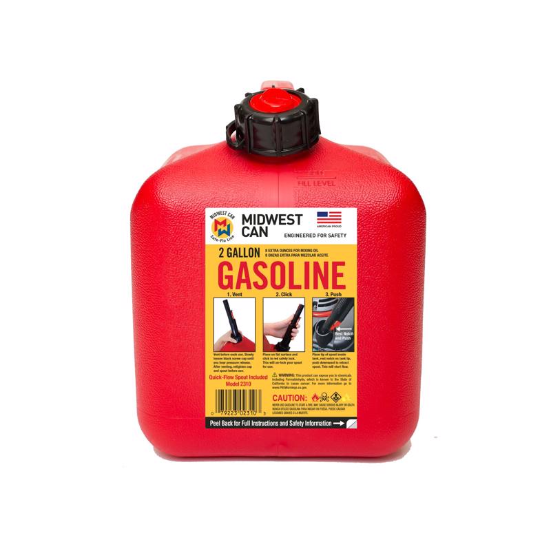 QUICK-FLOW GAS CAN 2GAL