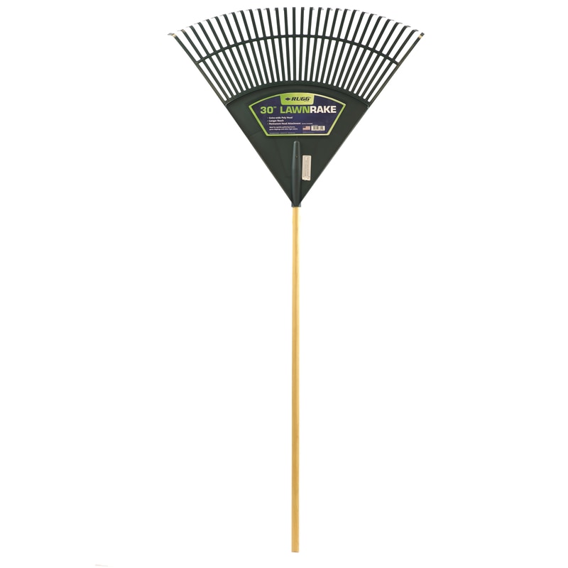 LAWN RAKE POLY 30"W
