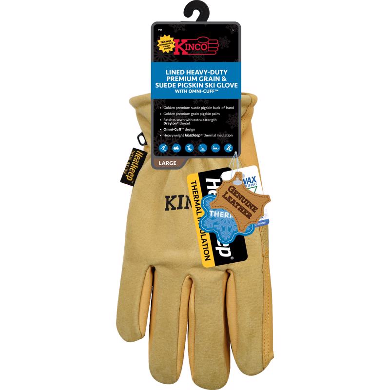 PIG SKIN SKI GLOVE XL