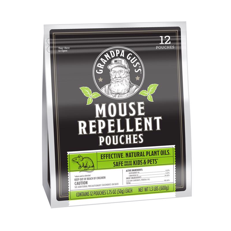 MOUSE RPLLNT POUCH 12PK