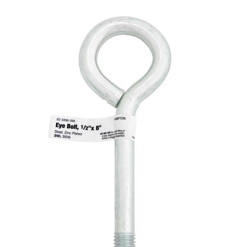 BOLT EYE W/NUT 1/2"X8"