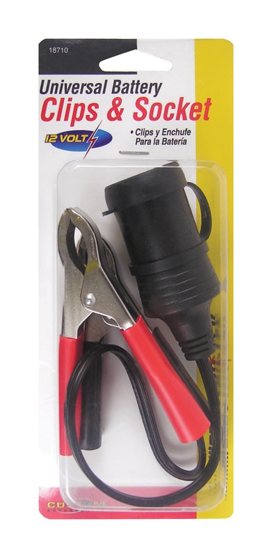 CLIPS BATTERY SOCKET 12V