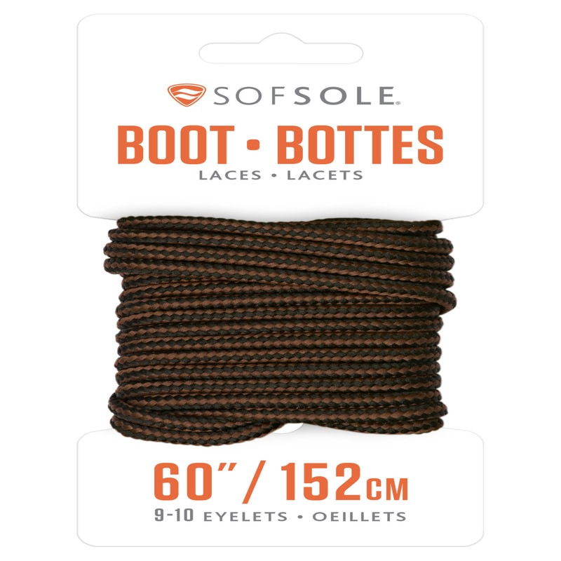 BLK/BRWN BOOT LACE 60"
