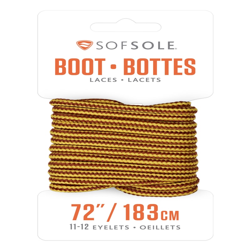 GLD/BROWN BOOT LACE 72"