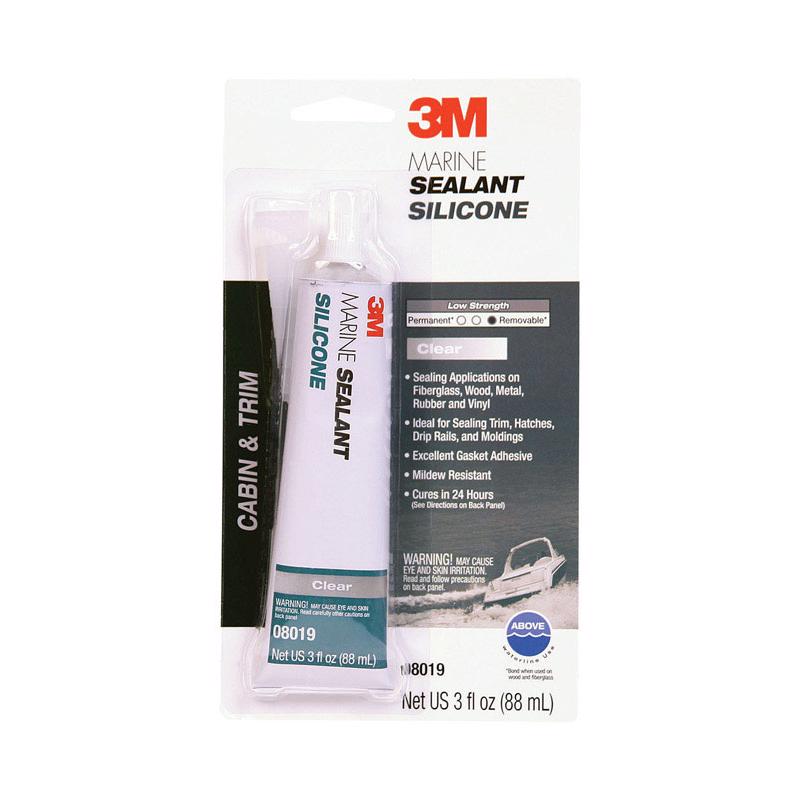 MARINE SILICONE CLR 3OZ