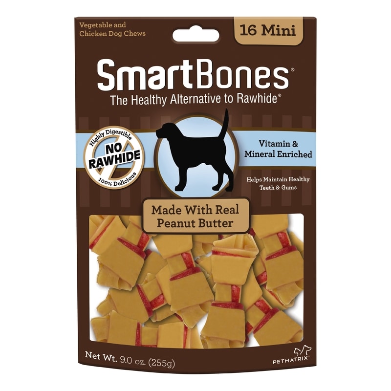 SMARTBONES DOG PB 9OZ