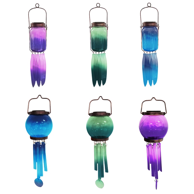 ASSRT B&J WIND CHIME GLS