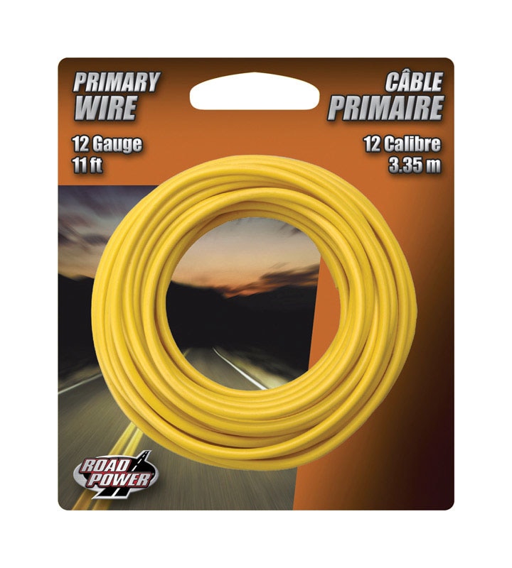 WIRE PRIMARY 12GA11' YEL