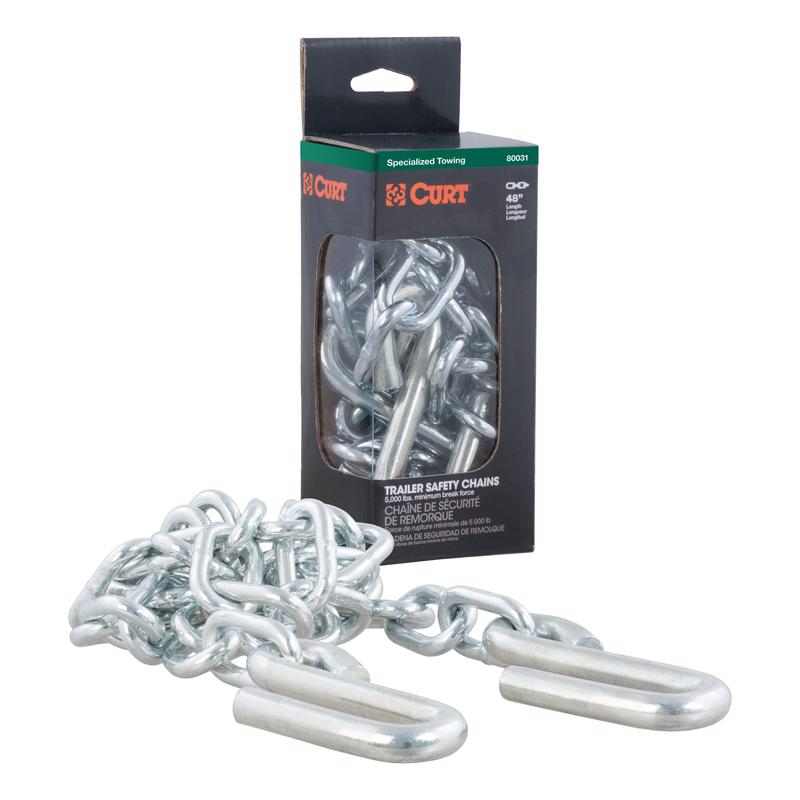 SAFETY CHAIN SILVER 48"L