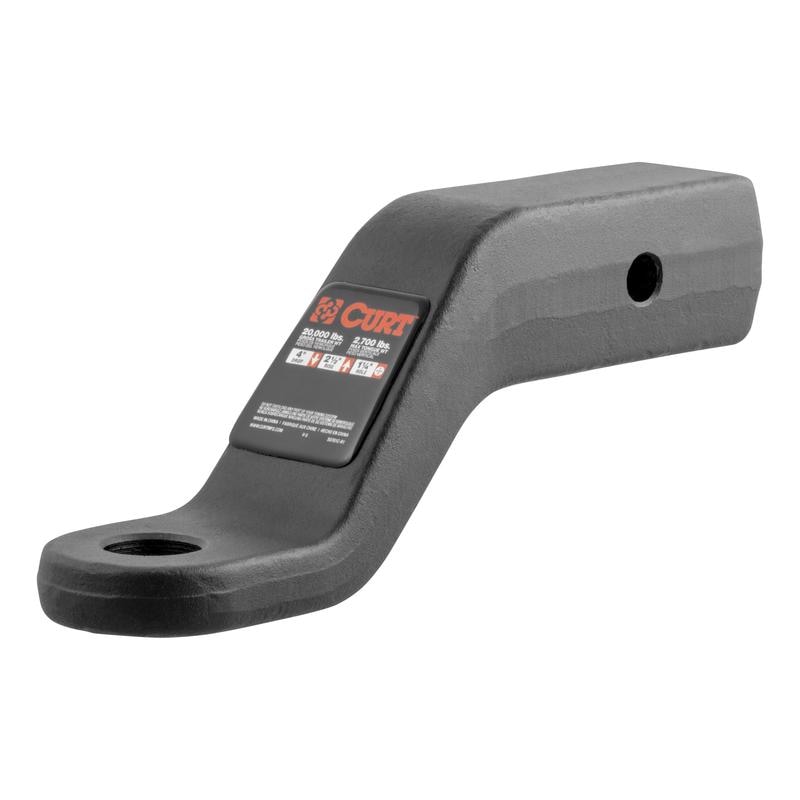 BALL MOUNT BLACK 4"DROP