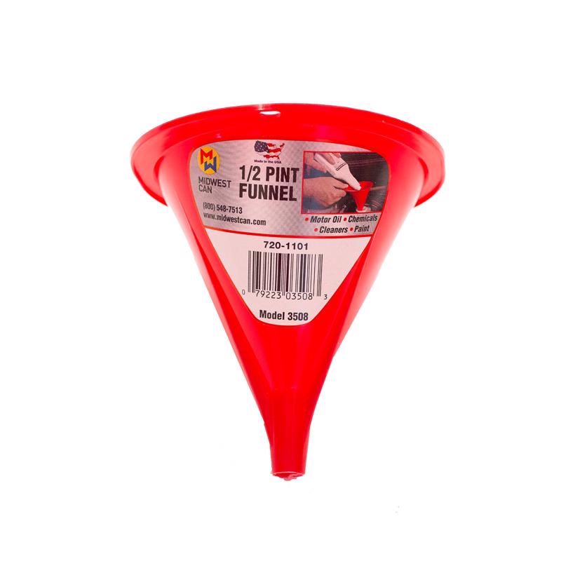 FUNNEL RED 0.5PT 4.5"H