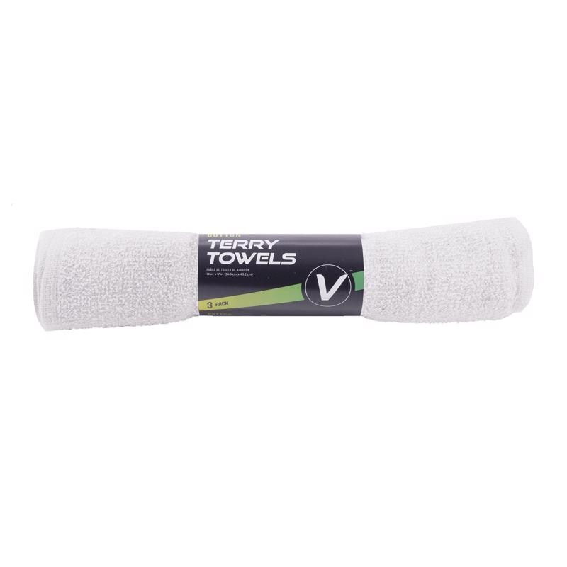 TERRY TOWELS COTTON 3PK