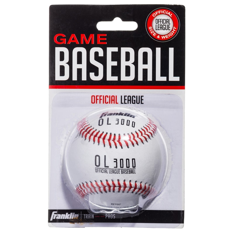 BASEBALL LEATHER WHT 1PK